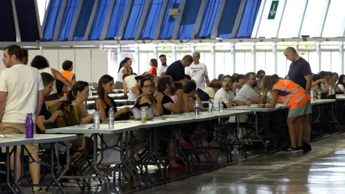 El Ayuntamiento de La Laguna ha iniciado este viernes los primeros exámenes, en el Recinto Ferial, correspondientes a la convocatoria de 61 plazas de funcionariado