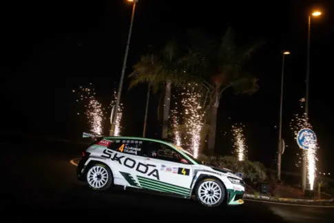 Alexey Lukyanuk y Yury Kulikov lideran el primer día del 12 Rallye Ciudad de La Laguna – Trofeo Worten