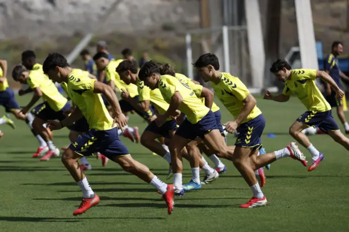 Uno de los entrenamientos de la UD Las Palmas esta pretemporada / UD Las Palmas