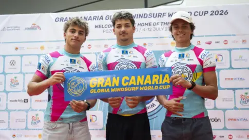 Más de 120 competidores en la Gran Canaria Gloria Windsurf World Cup 2026