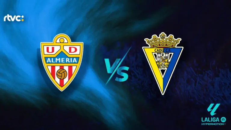 UD Almería vs Cádiz CF: horario, alineaciones y minuto a minuto | LaLiga Hypermotion 26-27