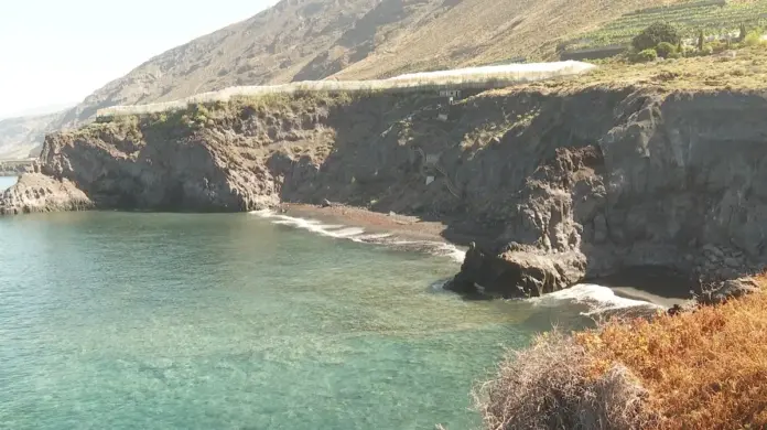 Cerradas dos playas en Fuencaliente por desprendimientos