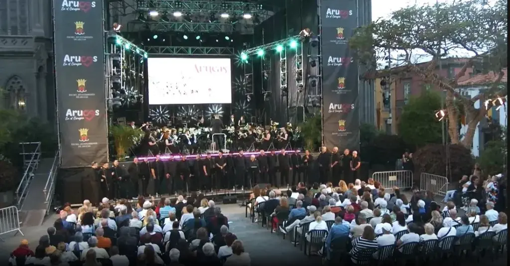 Televisión Canaria emite ‘Ecos de nuestra tierra’, el concierto que une la música sinfónica y el folclore canario en Arucas