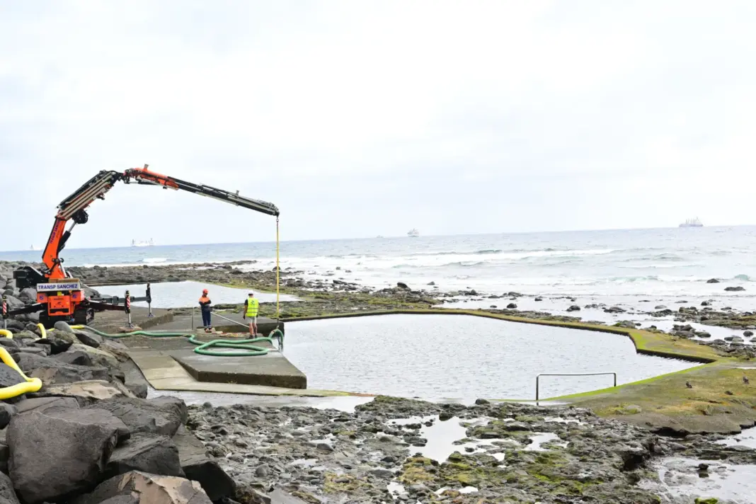 Las piscinas naturales de La Laja estarán disponibles en un plazo máximo de tres semanas