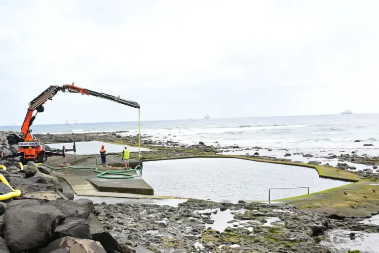 Las piscinas naturales de La Laja estarán disponibles en un plazo máximo de tres semanas