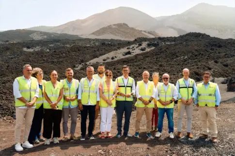 Las obras de la LP-2 en La Palma superan el 30 % de ejecución