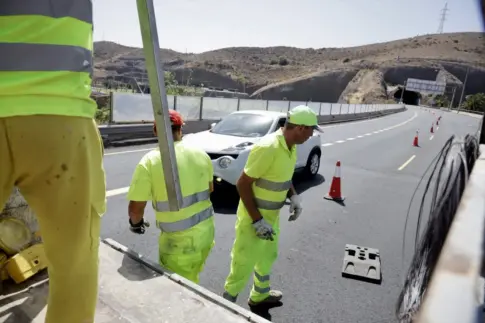 Cierre al tráfico del viaducto de Guiniguada en sentido sur desde este domingo