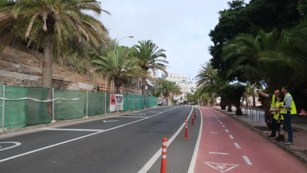 El Ayuntamiento de Las Palmas de Gran Canaria destina un millón para estabilizar el muro en Paseo de Chil