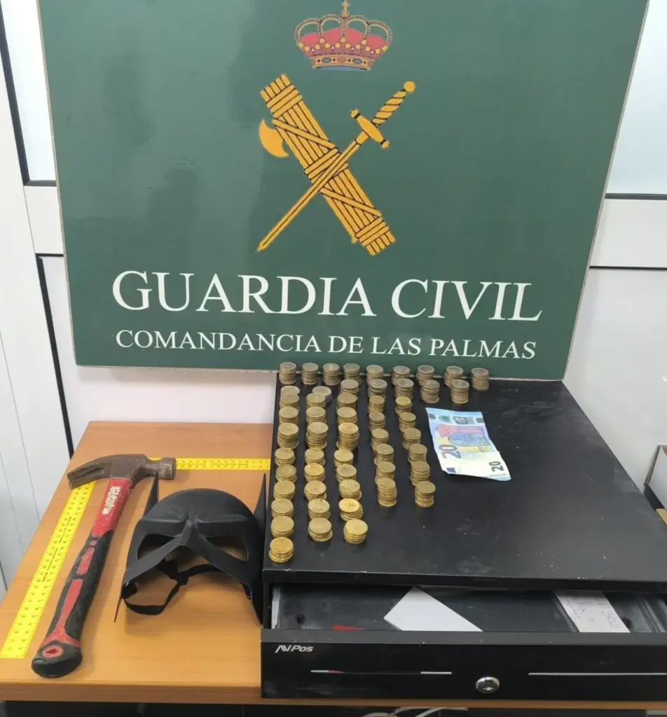 Detenido por robar con fuerza en un comercio tapándose el rostro con un careta de Batman