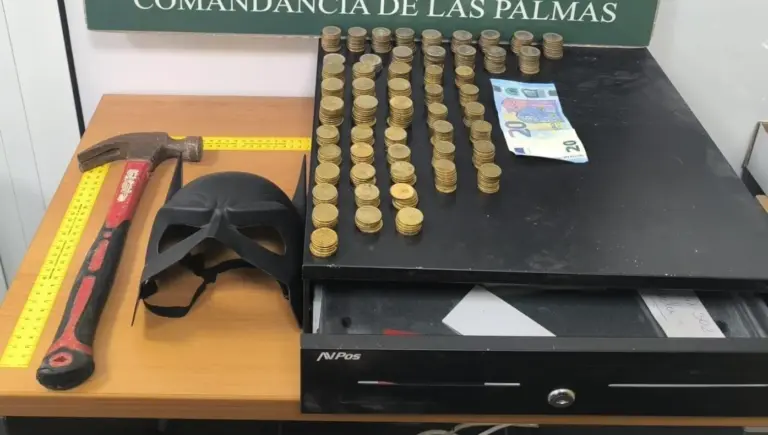 Detenido por robar con fuerza en un comercio tapándose el rostro con un careta de Batman
