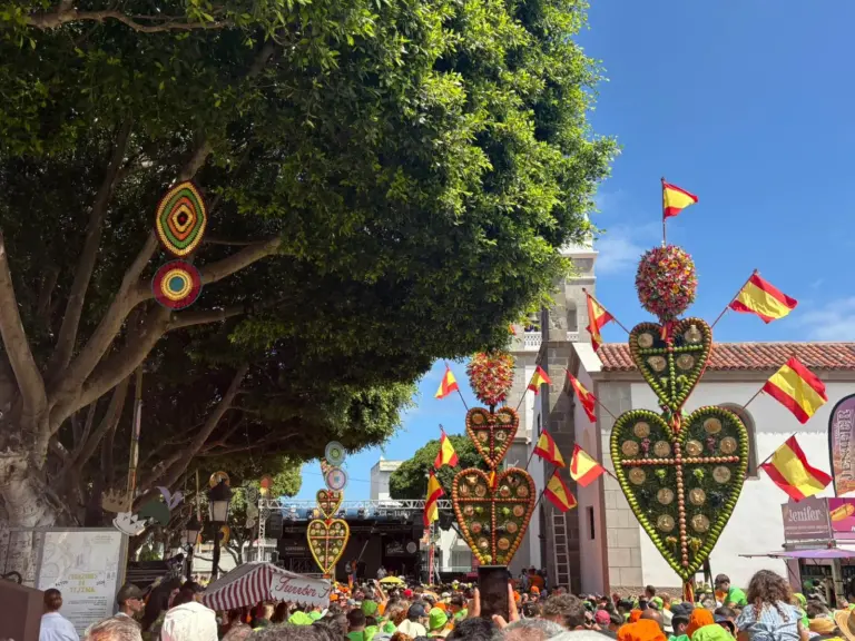 Tejina vive el día grande de sus fiestas patronales