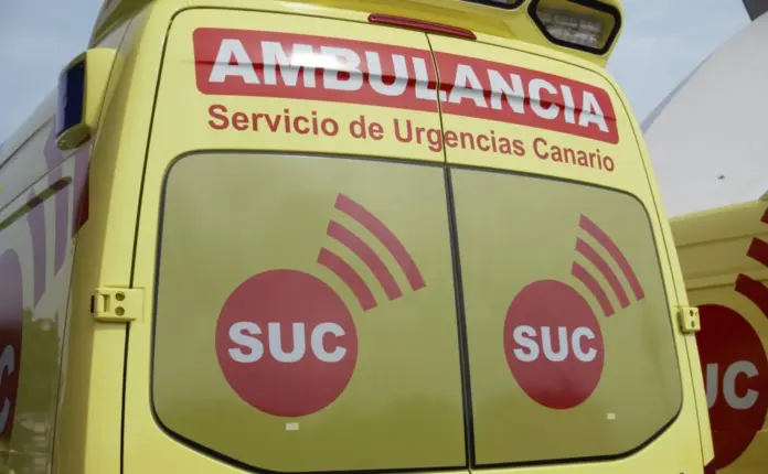 Herida grave una joven de 25 años tras el vuelco de un vehículo en la GC-2, en Santa María de Guía