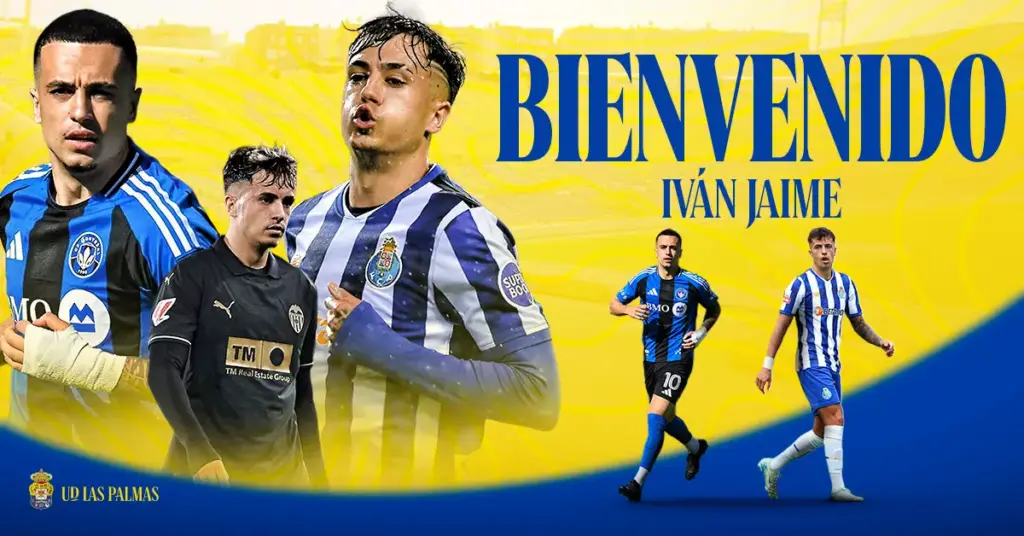 Iván Jaime, nuevo jugador de la UD Las Palmas