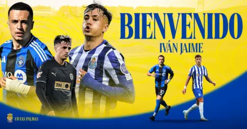 Iván Jaime, nuevo jugador de la UD Las Palmas