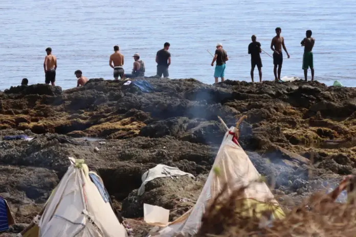 Migrantes en Ceuta