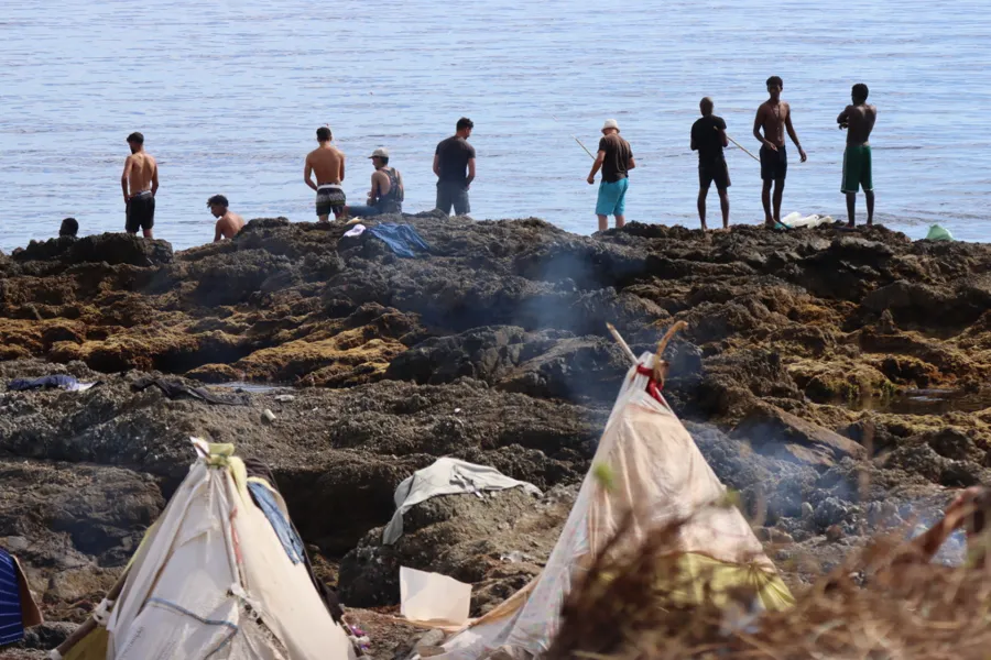 Migrantes en Ceuta