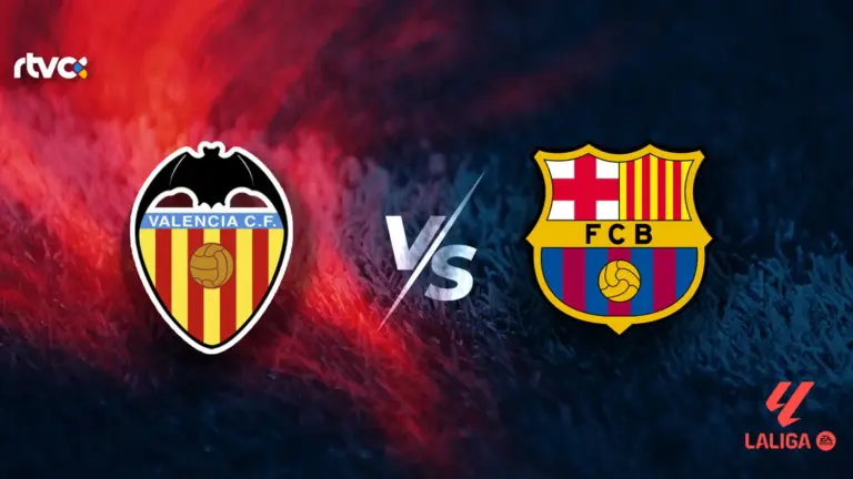 Valencia CF vs FC Barcelona: horario, alineaciones y minuto a minuto | LaLiga EA Sports 26-27