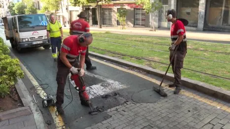 Las obras en la avenida Islas Canarias obligarán a cortes y desvíos hasta finales de agosto
