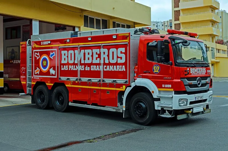 Las fuentes del sindicato Unión Sindical de Policías y Bomberos indicaron que se tuvo que pedir finalmente colaboración al parque de Arucas