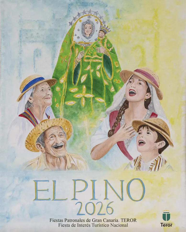 Cartel de las fiestas de la Virgen del Pino en Teror este año / Ayuntamiento de Teror