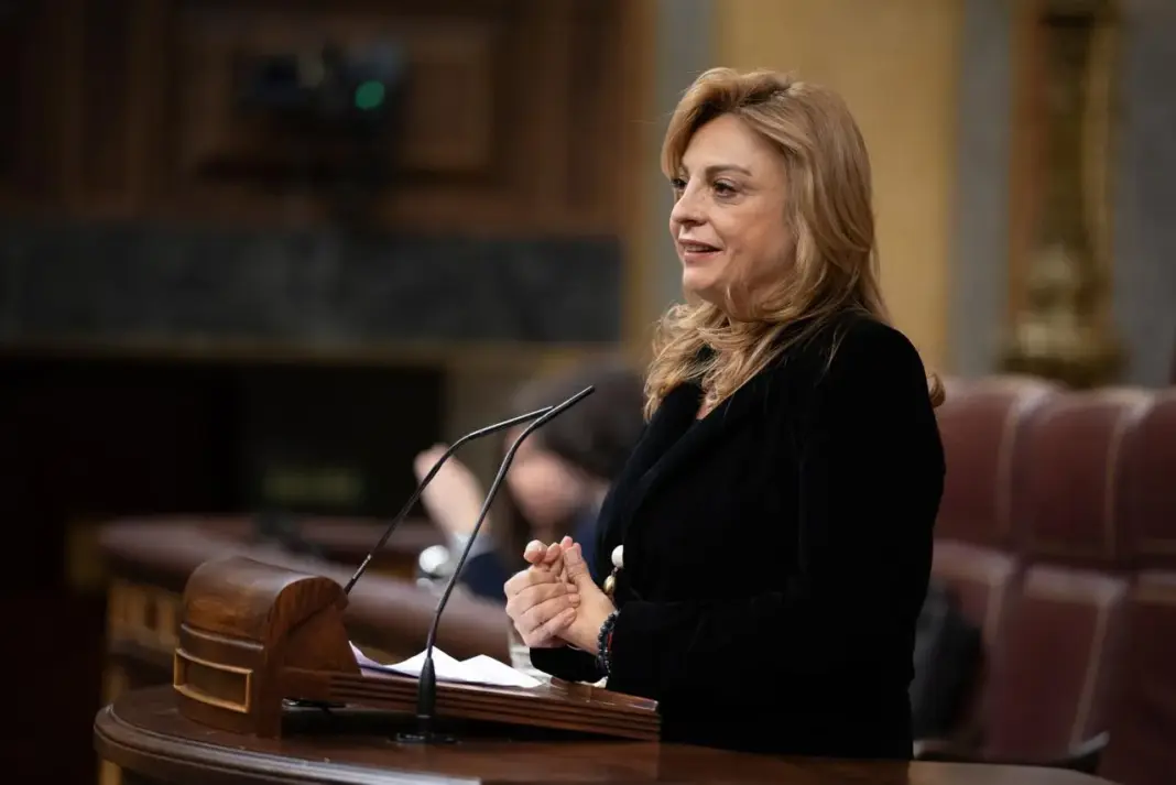 La diputada de CC, Cristina Valido, en el Congreso. Imagen de recurso Coalición Canaria