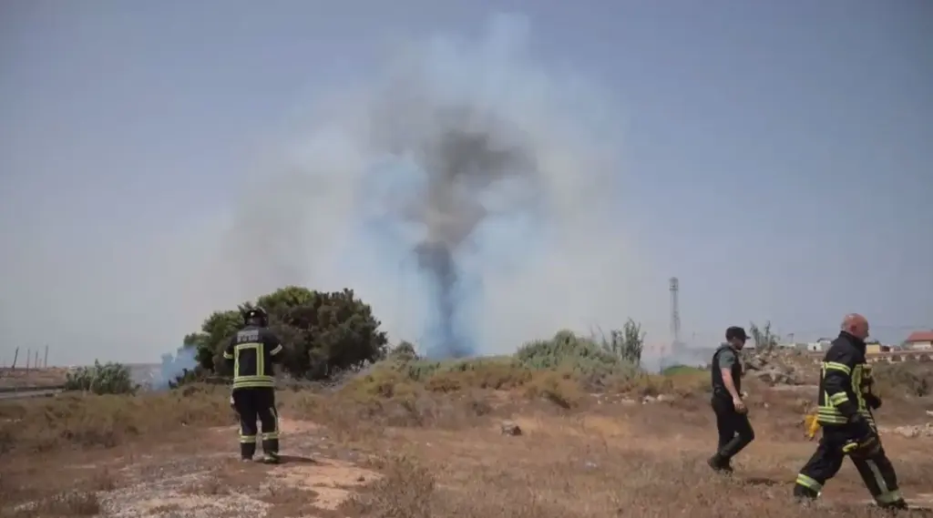 Incendio en Parque Holandés