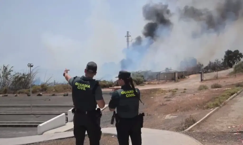 Incendio en Parque Holandés