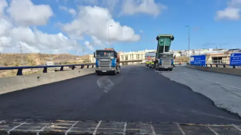 Reabren la GC-3 tras concluir con 13 días de adelanto las obras del Guiniguada