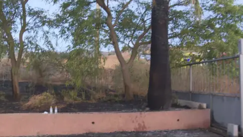 Extinguido un incendio en El Tablero, Santa Cruz de Tenerife, cerca del centro de Aldeas Infantiles