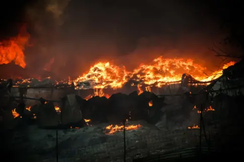 La región de Atenas, en máxima alerta debido a los incendios que siguen avanzando por los fuertes vientos