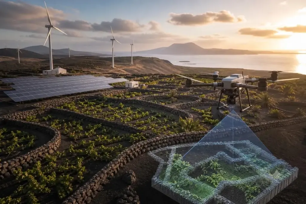Drones e inteligencia artificial para reducir las fugas de agua. Imagen Gobierno de Canarias