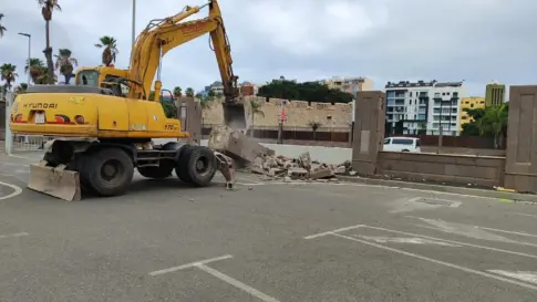 Nueva conexión provisional entre la GC-1 y el puerto por las obras de Belén María en la capital grancanaria