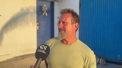 Oswaldo Tavío, el guardia civil canario que rescató a un bebé en el mar de Ceuta