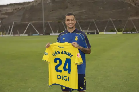 Iván Jaime, desde el primer momento seducido por el «proyecto» de la UD Las Palmas