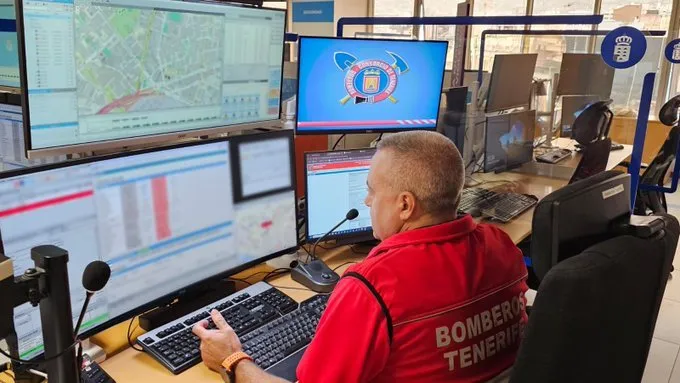 Sala operativa del 112-Canarias. Imagen de recurso 112-Canarias