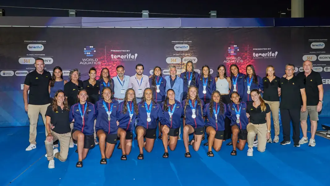España, subcampeona del mundo Sub18 de waterpolo en Tenerife