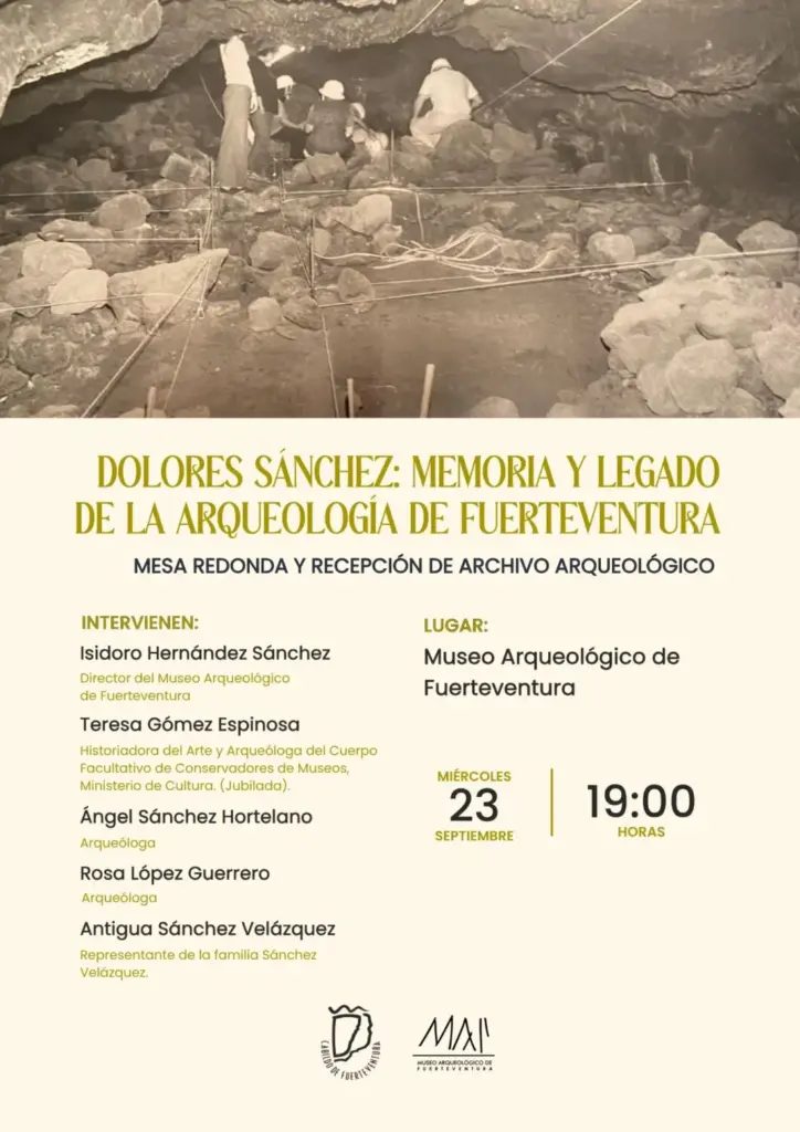 El Museo Arqueológico de Fuerteventura homenajea a Dolores Sánchez, pionera de la arqueología en la isla