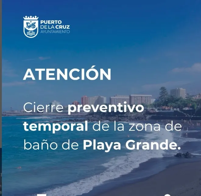 Cierre playa jardín