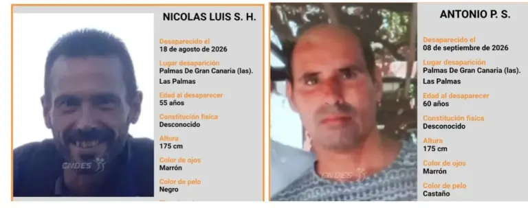 Dos personas continúan desaparecidas en Las Palmas de Gran Canaria
