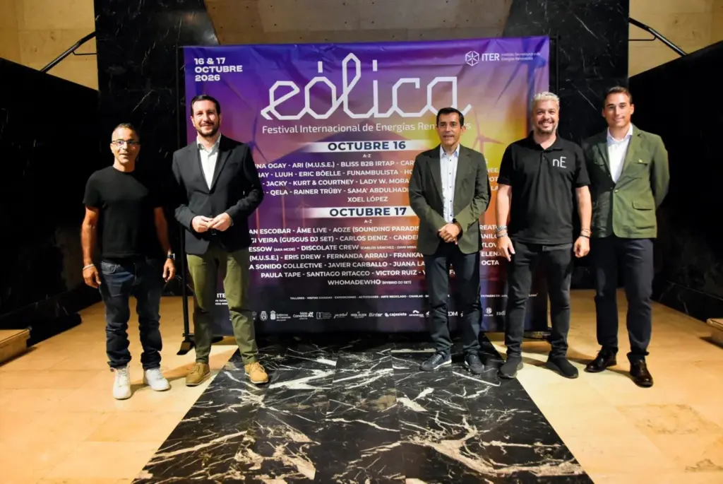 Eólica regresa a Tenerife diez años después con 68 artistas y una firme apuesta por la sostenibilidad