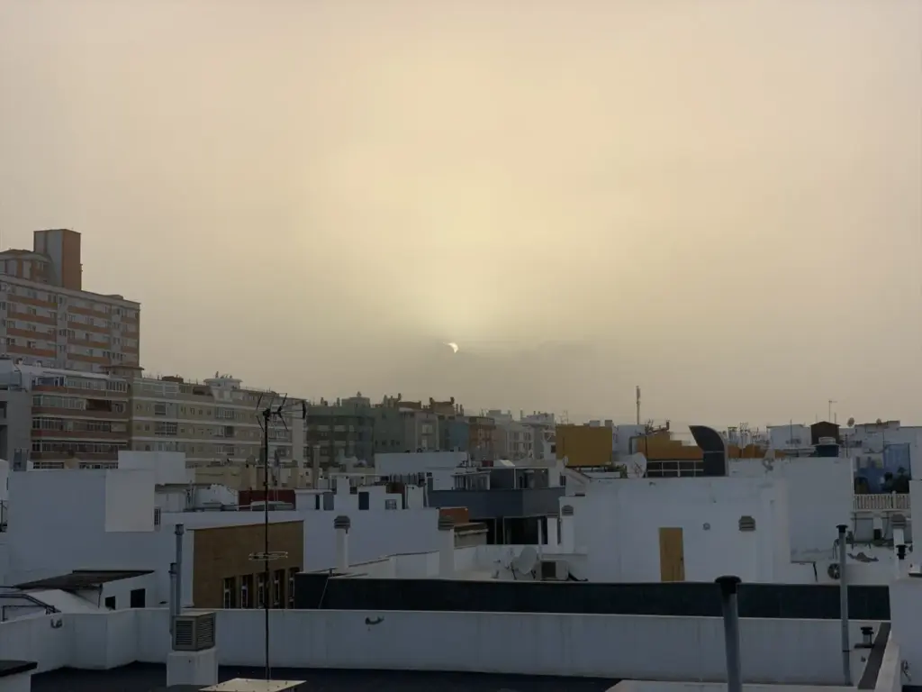 Calima en Las Palmas de Gran Canaria
