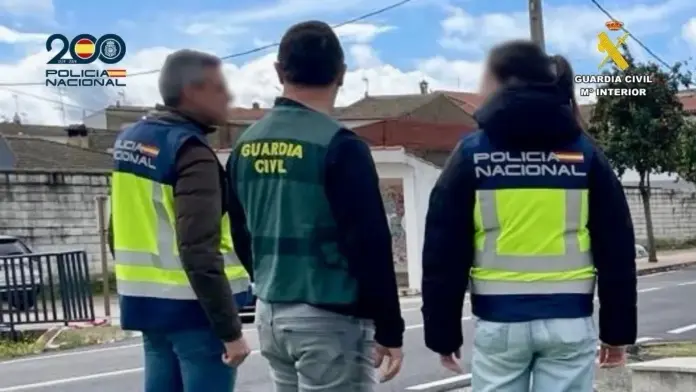 Agentes de la Policía Nacional y de la Guardia Civil REMITIDA / HANDOUT por POLICÍA NACIONAL / GUARDIA CIVIL