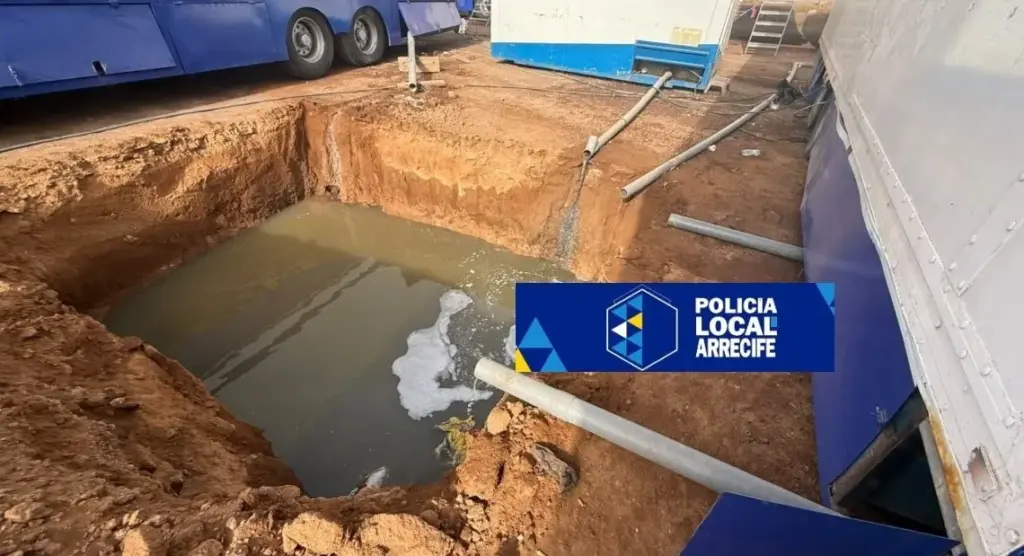 La Policía Local sanciona a un circo en Arrecife por verter aguas fecales al subsuelo