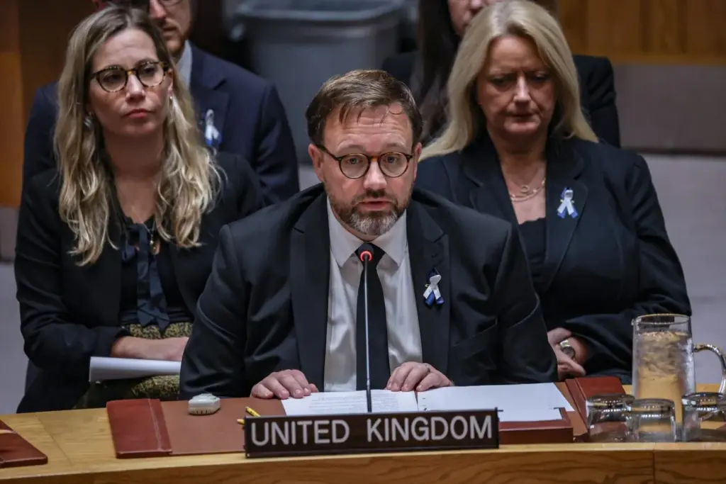 El secretario de Estado británico para las Américas, Asuntos Multilaterales y Derechos Humanos, Chris Elmore - Bianca Otero / Zuma Press / Europa Press