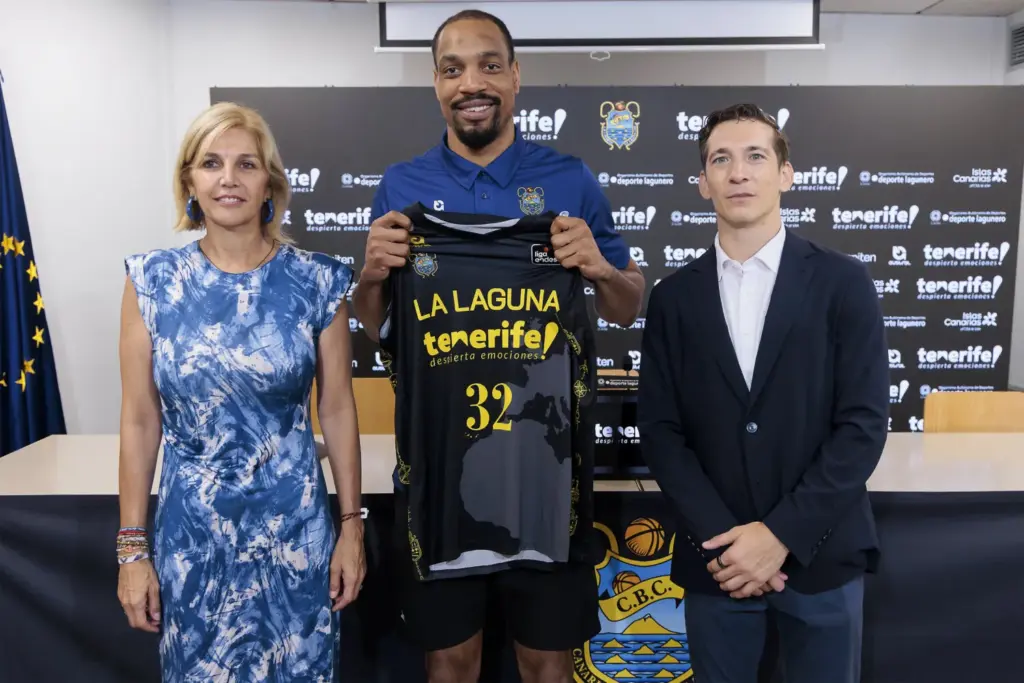 Vince Hunter llega a La Laguna Tenerife. Imagen CB Canarias