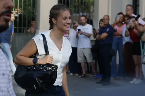 La princesa Leonor comienza «con muchas ganas» su etapa universitaria