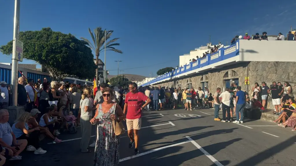 Manifestación de apoyo a Ceuta en Arguineguín, Gran Canaria. César Lorenzo