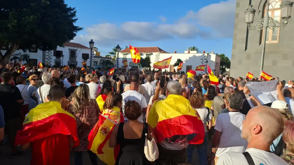 Manifestación de apoyo a Ceuta en Las Palmas de Gran Canaria. Tania Sánchez