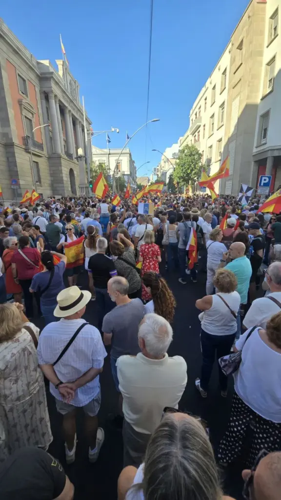 Manifestación de apoyo a Ceuta en Santa Cruz de Tenerife. Jorge Lozano