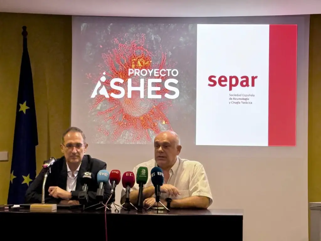 El SCS realiza seguimiento sobre los efectos del volcán Tajogaite a más de mil personas dentro del estudio ASHES de la Sociedad Española de Neumología y Cirugía Torácica